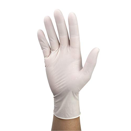 Safe-Touch Disposable Latex Exam Gloves, Powder-Free, Size Extra-Large (XL), Box/100