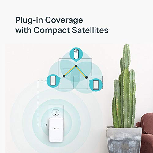 TP-Link Deco Mesh WiFi System(Deco M3) –Up to 4,500 sq.ft Whole Home Coverage, Replaces WiFi Router/Extender, Plug-in Design, Works with Alexa, 3-Pack
