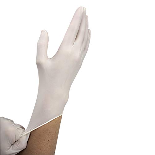 Safe-Touch Disposable Latex Exam Gloves, Powder-Free, Size Extra-Large (XL), Box/100