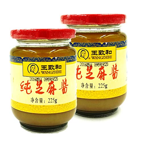 WangZhihe Pure Sesame Paste 王致和 纯芝麻酱 225g (pack of 2)